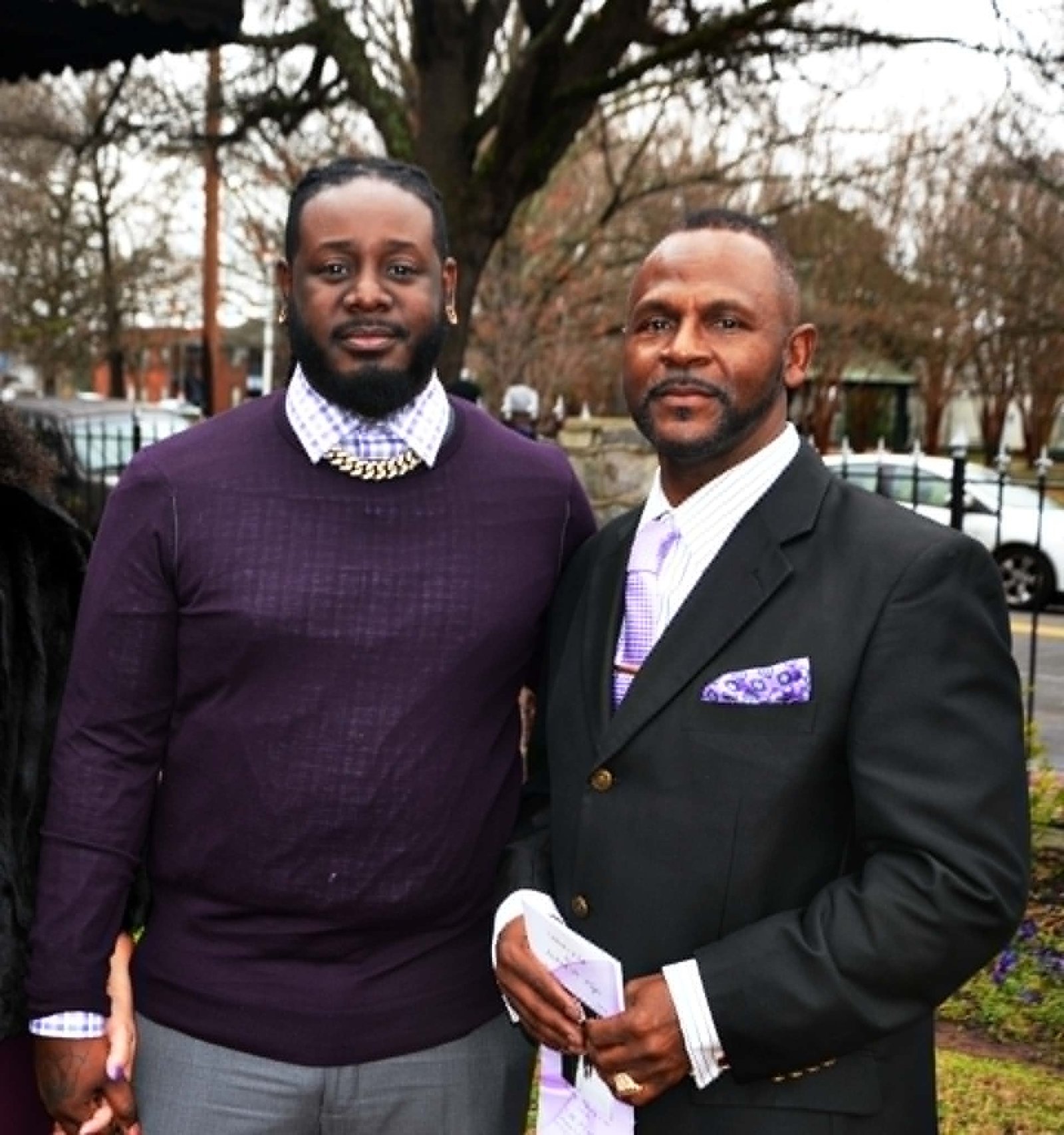 T-Pain with family and friends, Raphael Ashanti
