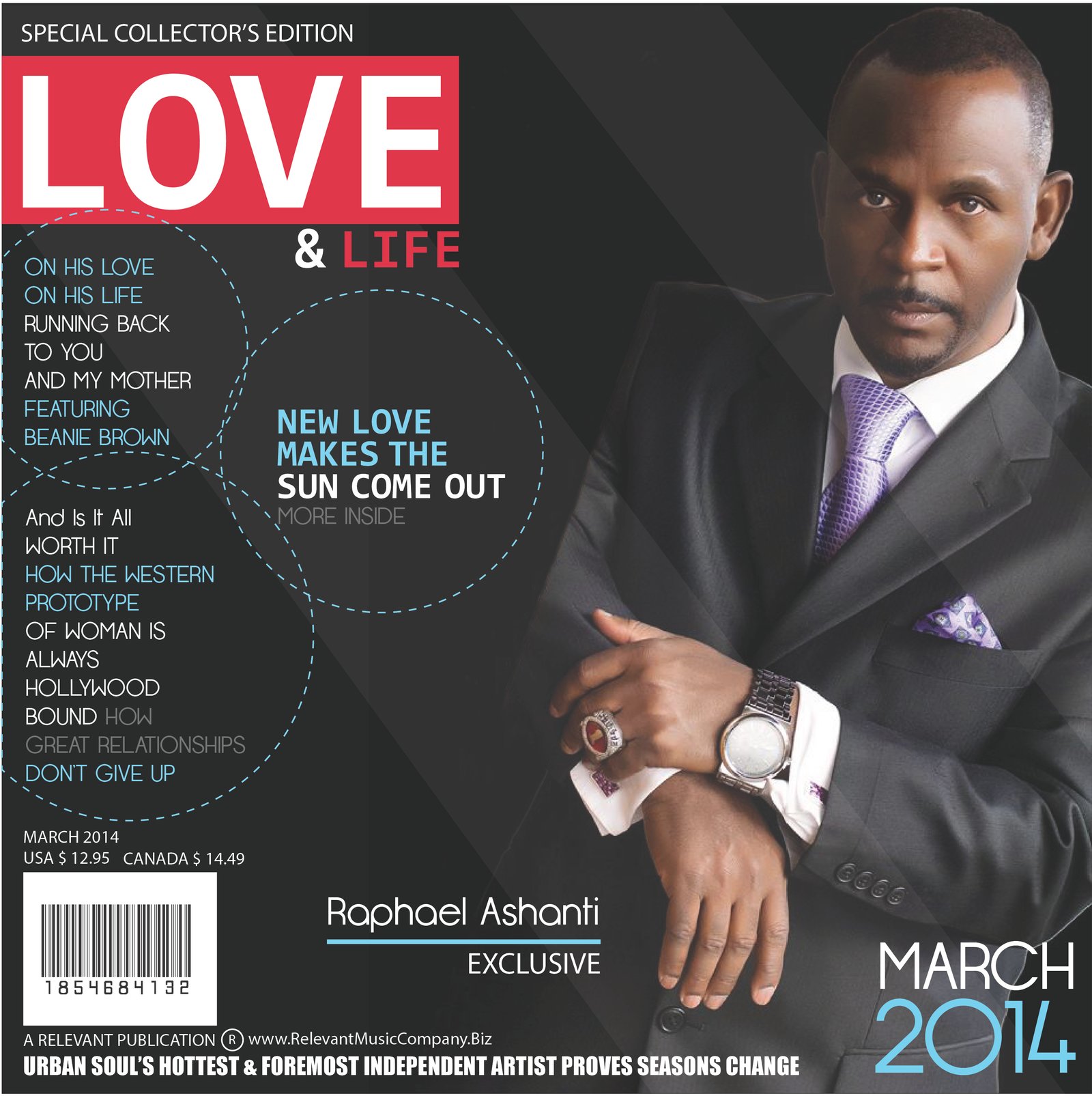 Love & Life cover — Raphael Ashanti